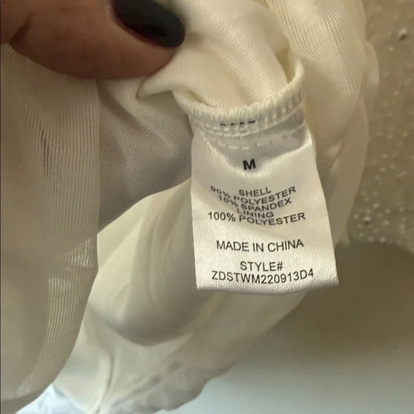 Fashion Nova White Long Sleeve Dress - Picture 8 of 9